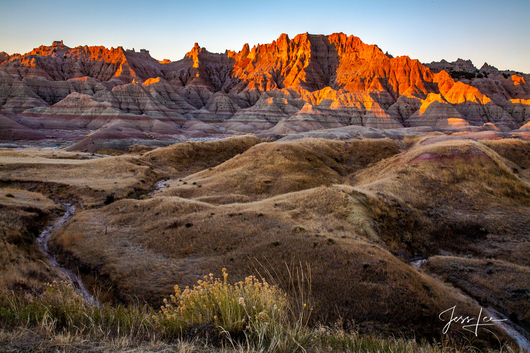 Limited Edition of 50 Exclusive high-resolution Museum Quality Fine Art Prints of the Badlands. Photos copyright © Jess Lee