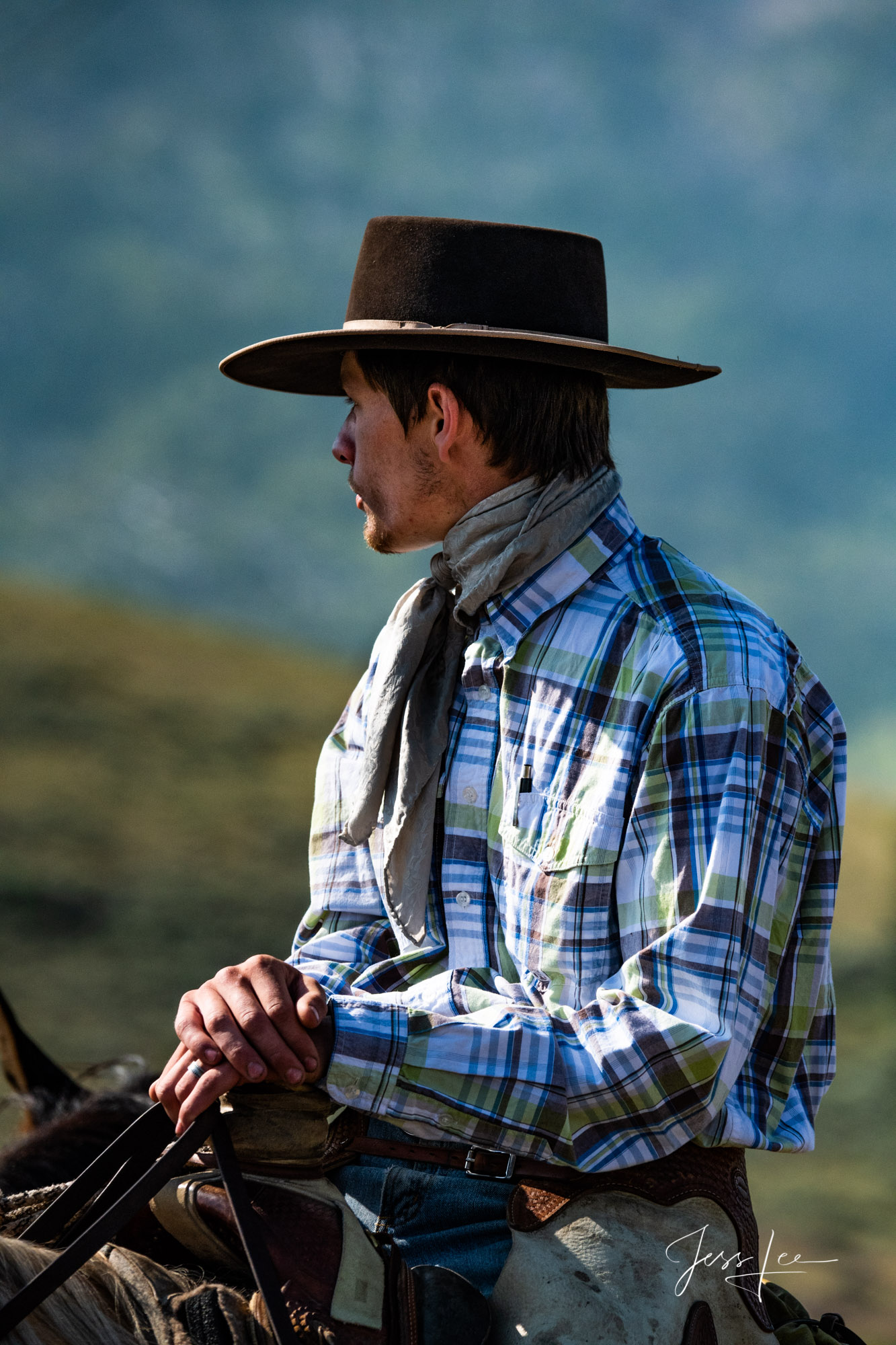 Fine Art Limited Edition Photography of Cowboys, Horses and life in the West. Buckaroo Cowboy. A buckaroo is a cowboy of the...