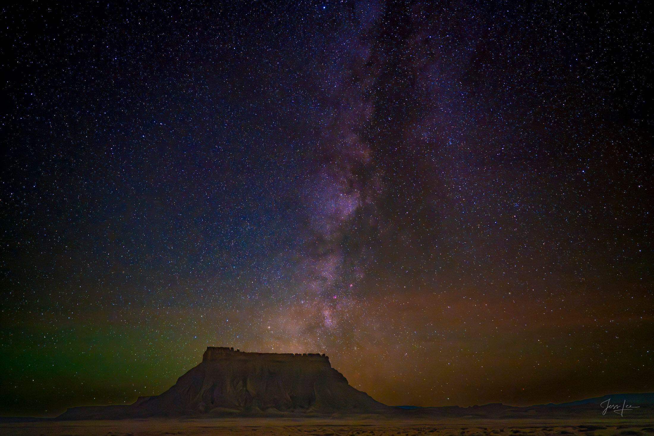 Factory Butte Photograph with the Milky Way in a high quality fine art Print, Landscape picture