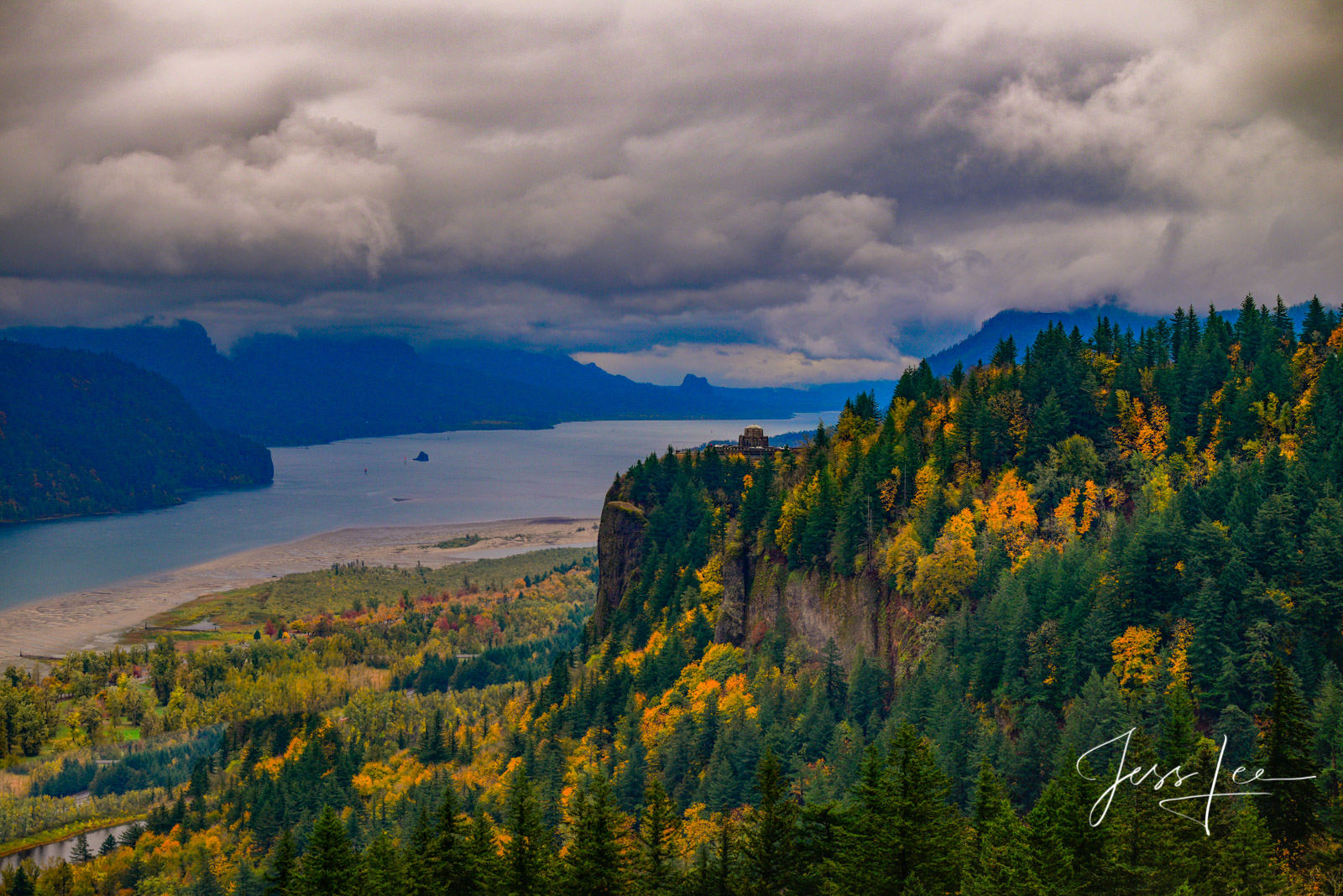 Autumn in the Gorge, a limited edition of 100 prints. Enjoy this print in your home, order today.