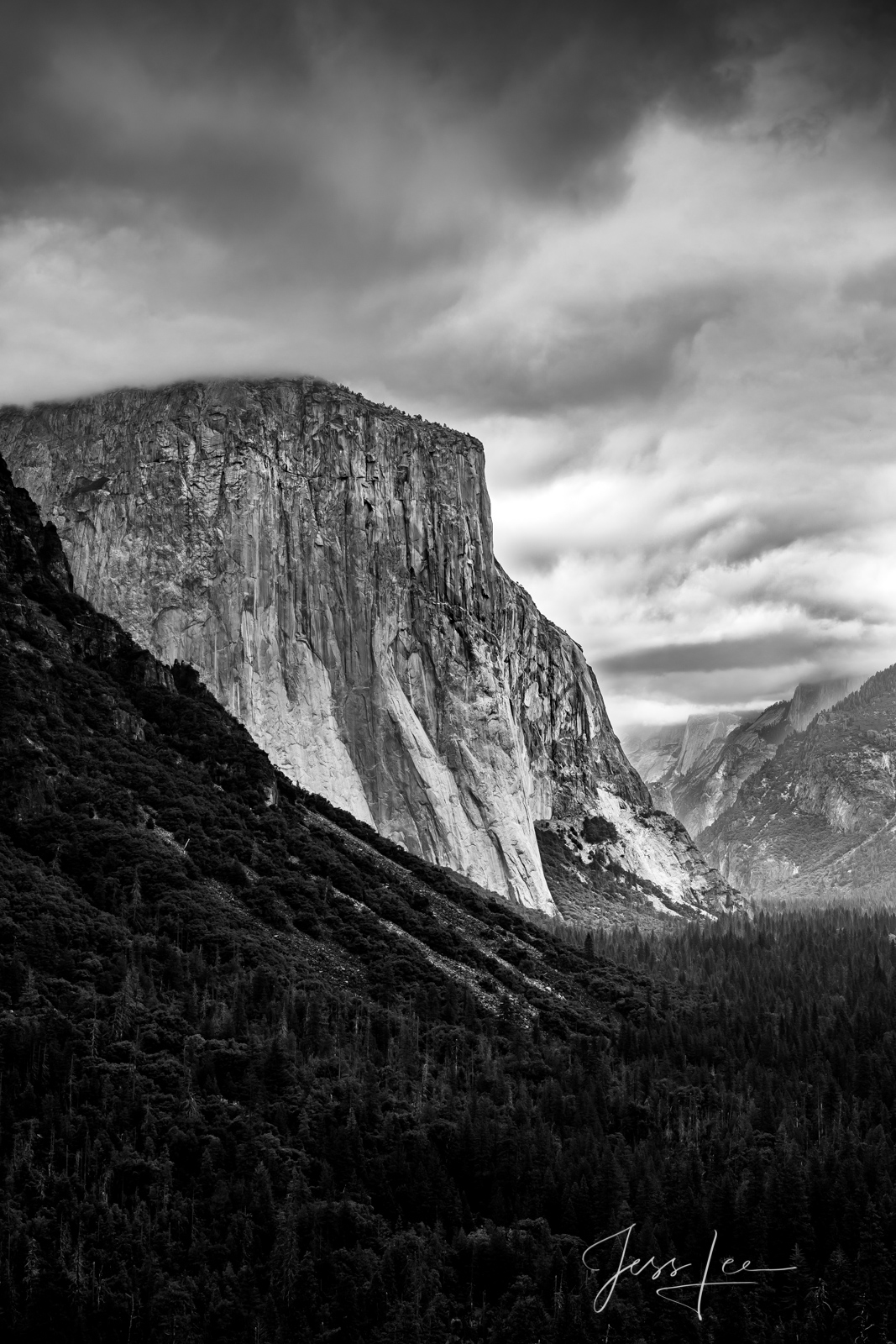Fine Art Limited Edition Photography Print of Dome Light in  Yosemite Valley, California. California Landscape Print of Yosemite...