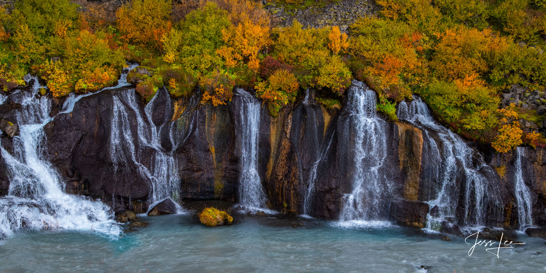 Limited Edition of 50 Exclusive high-resolution Museum Quality Fine Art Prints of Panorama Photography of Iceland waterfalls ....