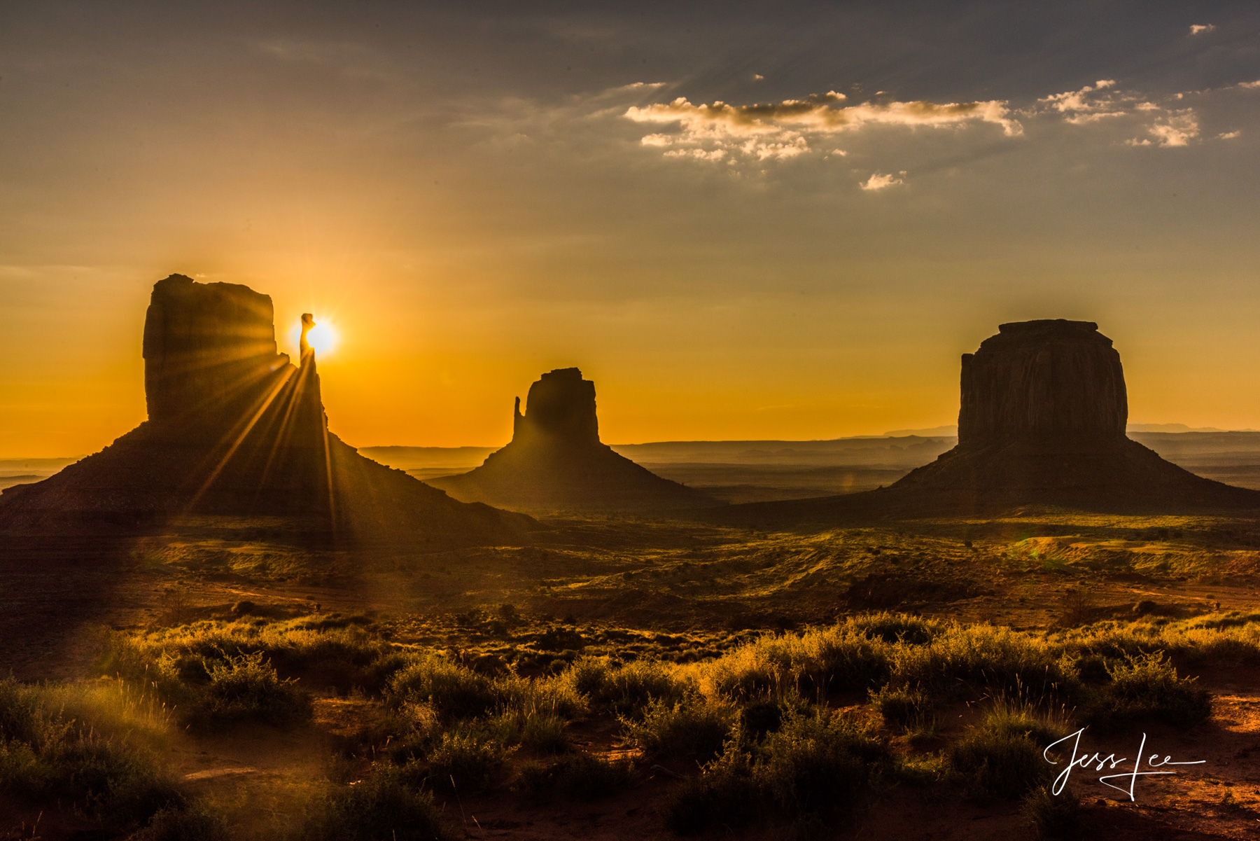 Monument Valley Buttes at sunrise