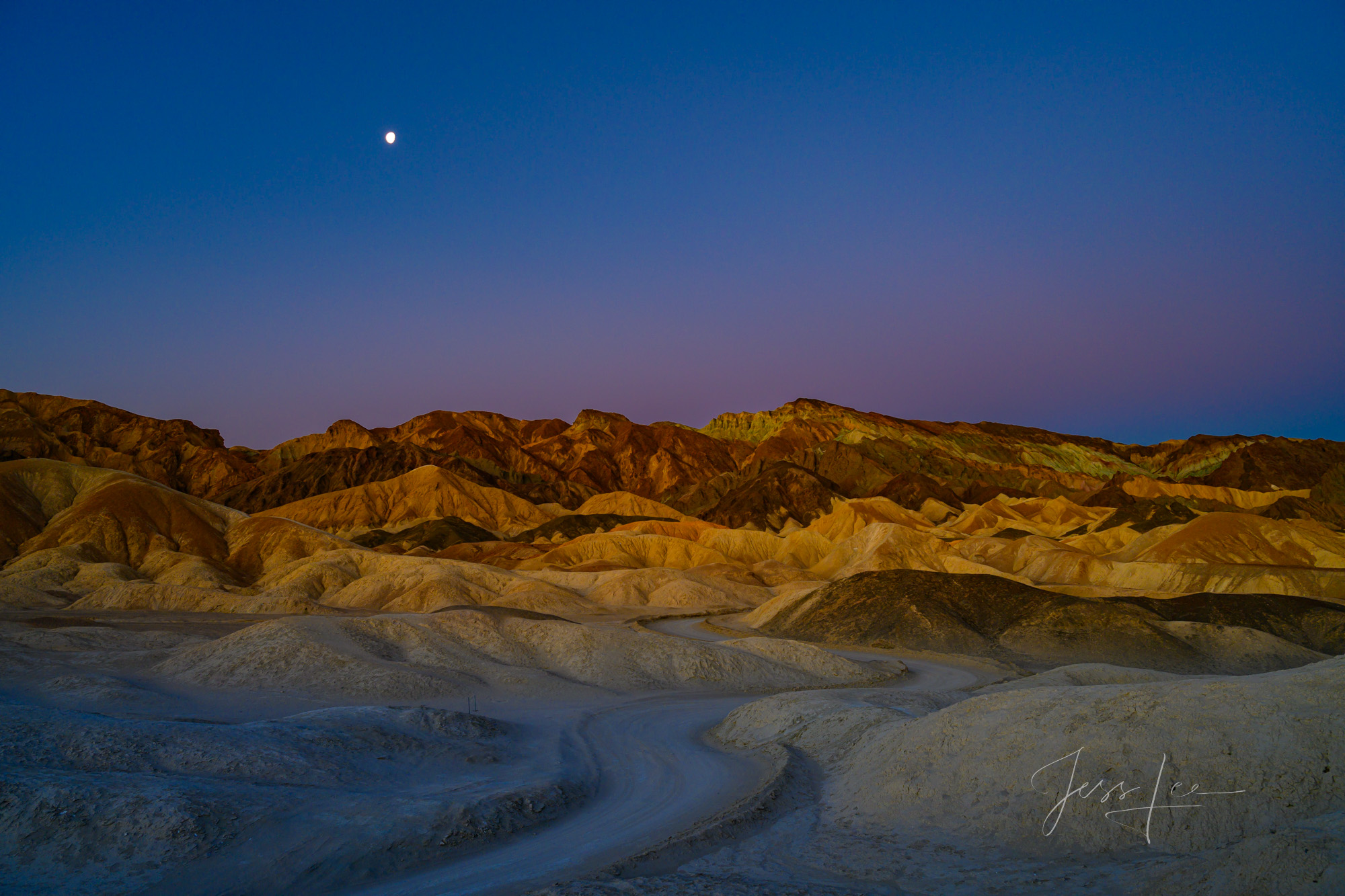 Death Valley Photography Print Morning Road