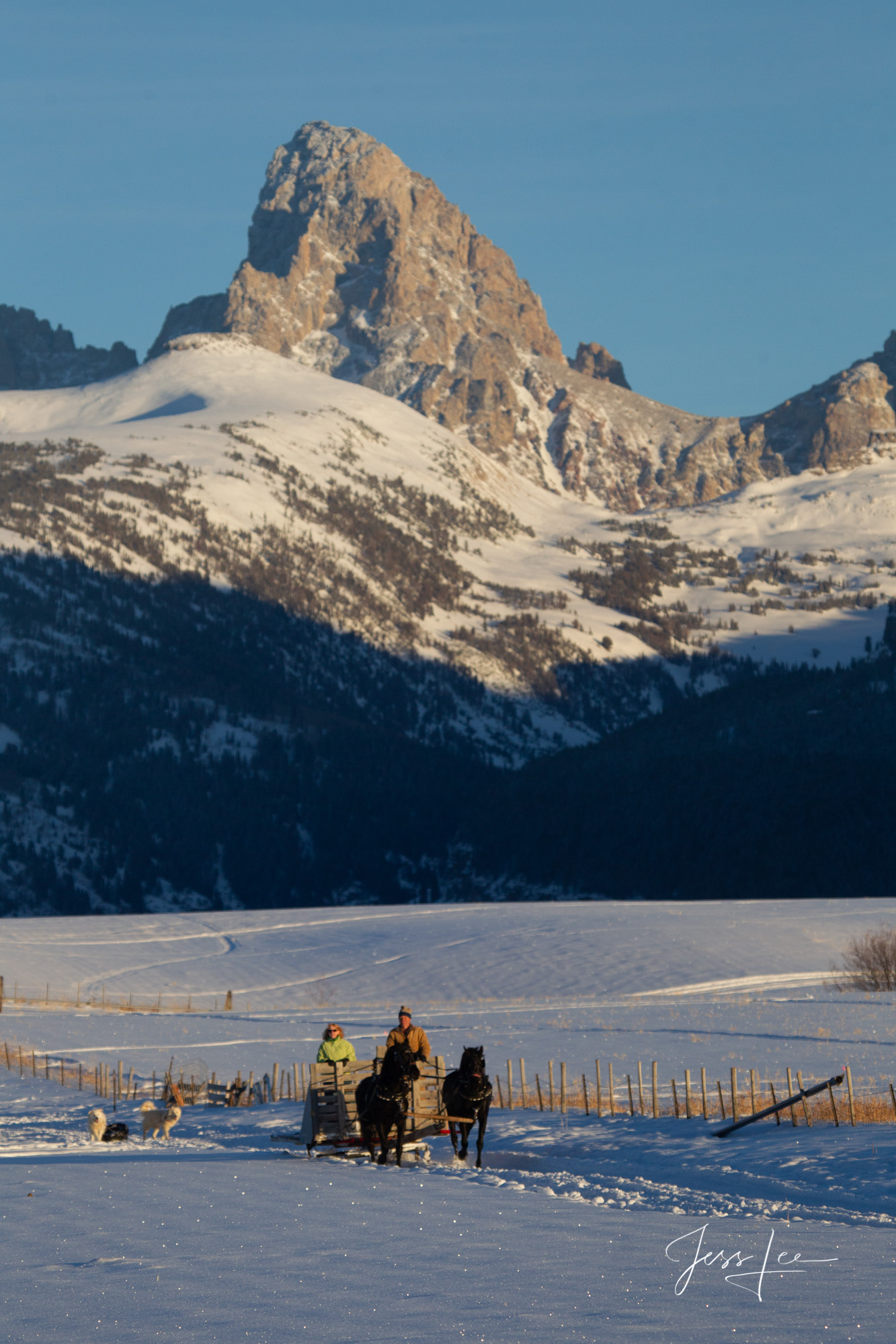 Two for the Tetons Fine Art Limited Edition Photograph of the Grand Teton Limited Edition of 250 Prints. "The Grand" in the Teton Range takes on...
