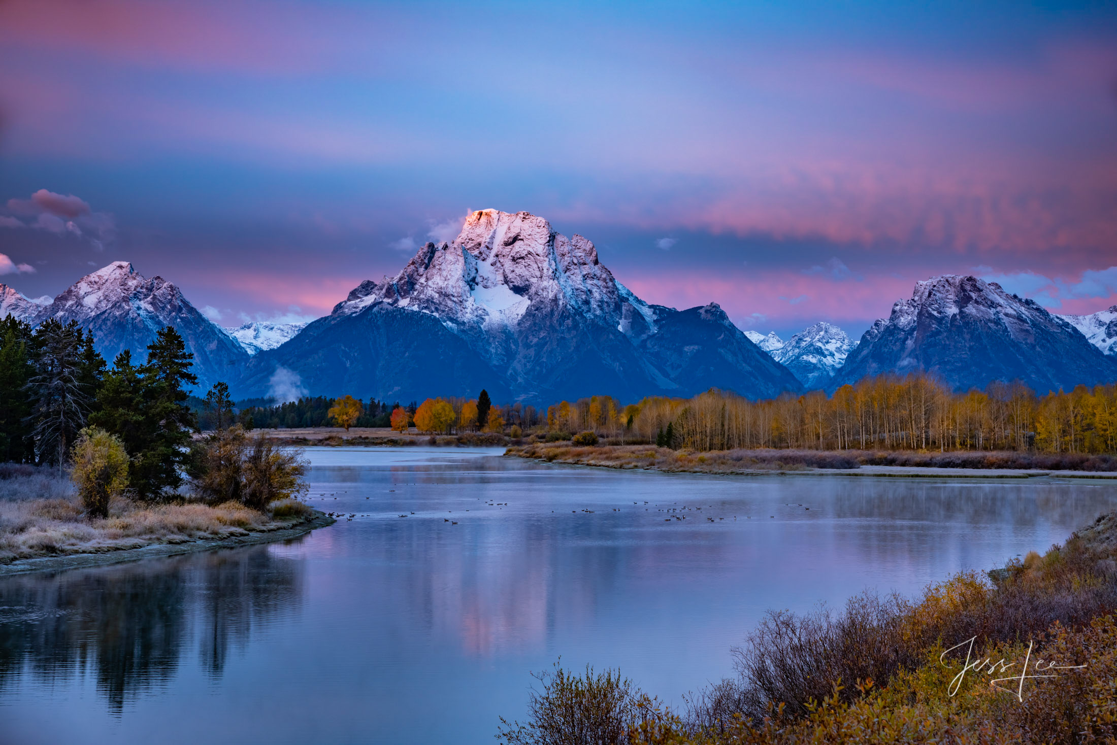 A Grand Teton photo fine art print of beautiful Photography and Pictures in large format museum-quality Acrylic or metal wall art