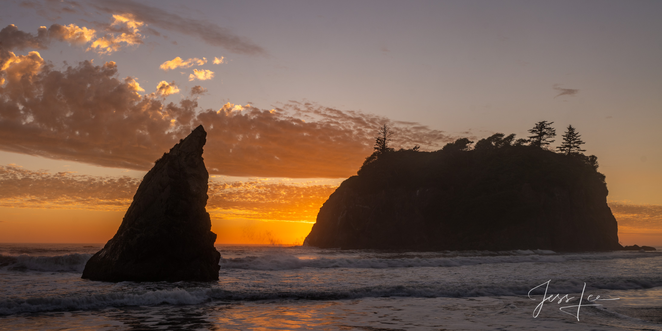 Ruby Beach Sunset #2  a Limited Edition Fine Art Photograph of !00 prints