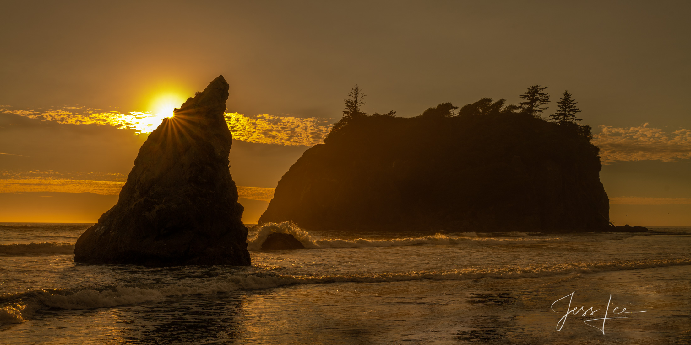 Summer Evening Ruby Beach Sunset #3 a Limited Edition Fine Art Photograph of !00 prints