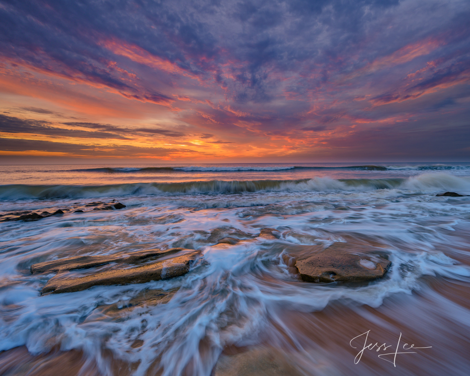 Summer sunrise on the Florida Coast.