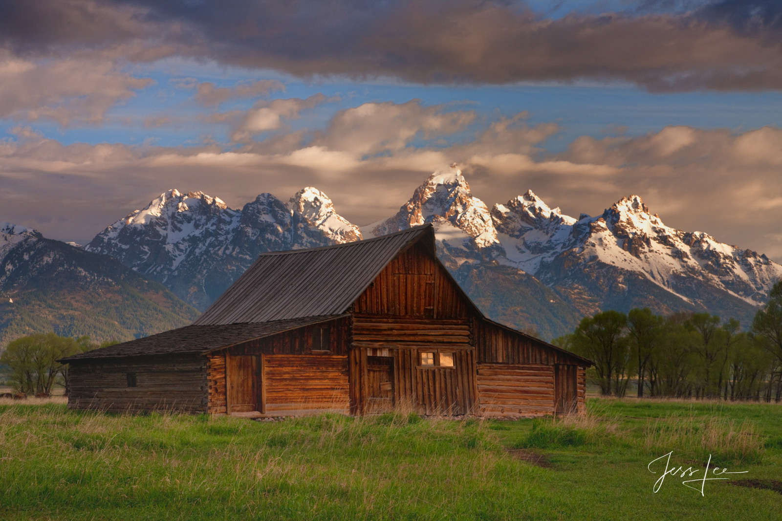 Grand Teton Photography of T. A. Moulton Barn in a Fine Art Limited Edition Print. Available as a framed or float mounted, ready to hang wall art.