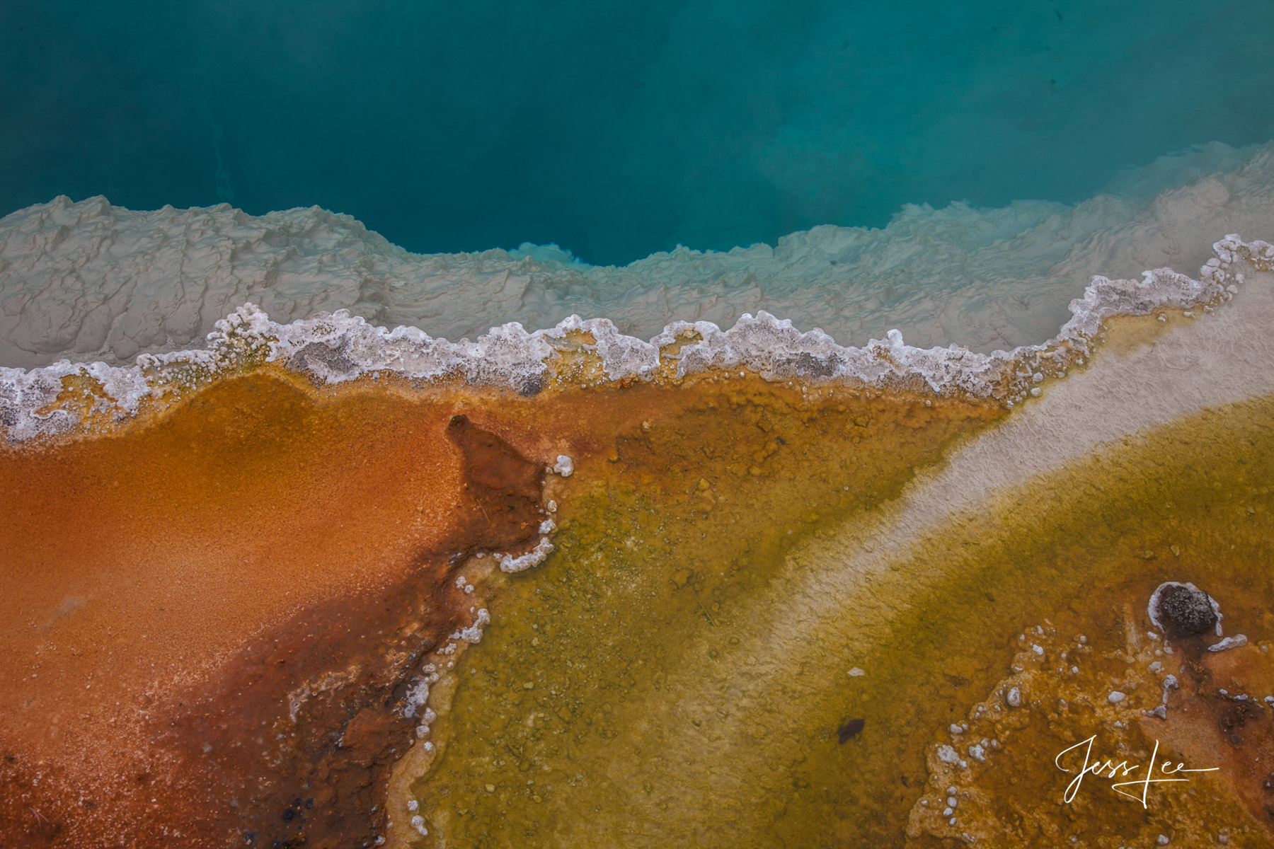 Hot Springs Limited Edition of 50 Exclusive high-resolution Museum Quality Fine Art Prints of Abstract Hot Springs Photography. Photos Copyright...