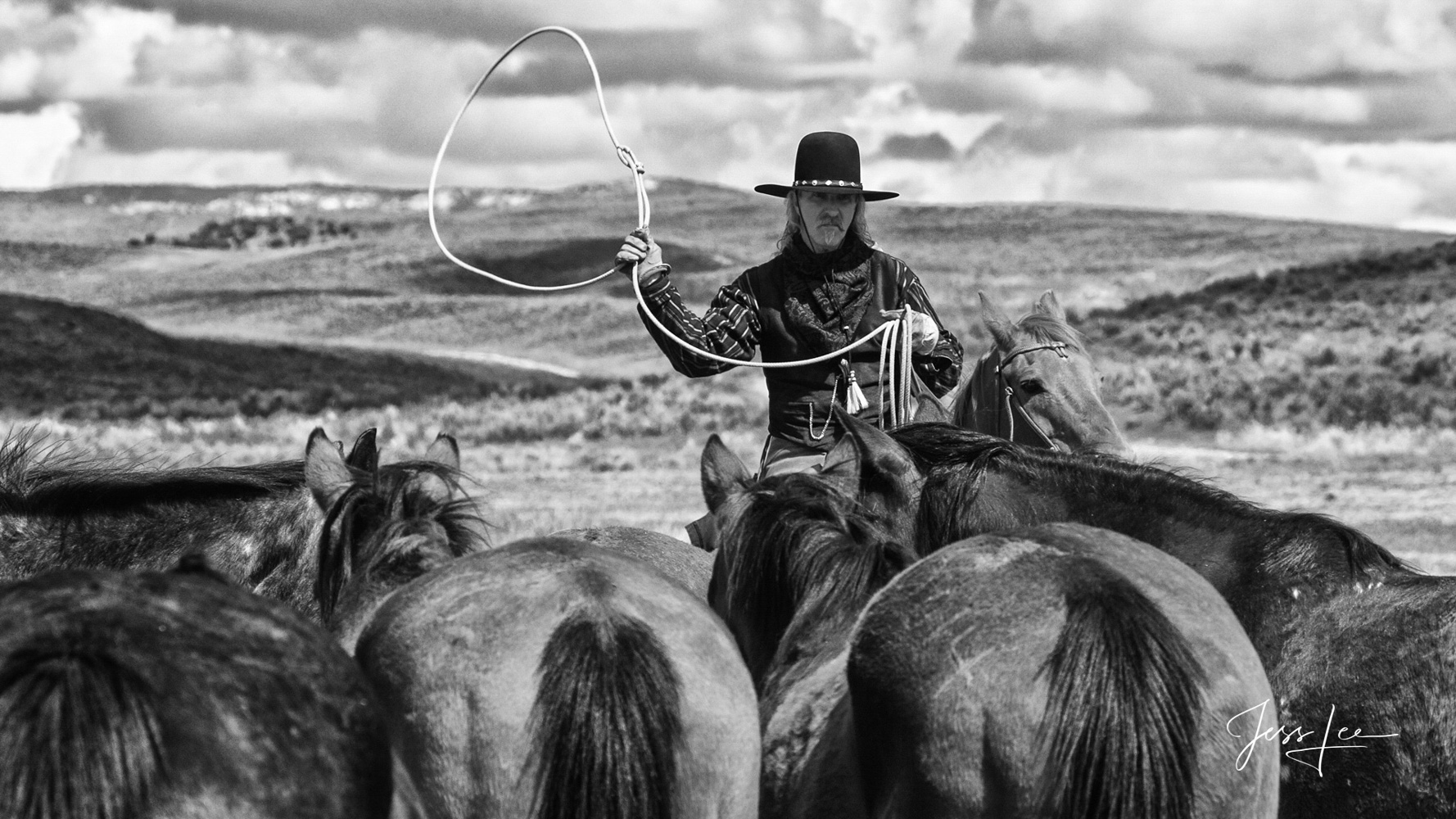 Fine Art Limited Edition Photography of Cowboys, Horses and life in the West. This Colorado cowboys lives the tradition of the...