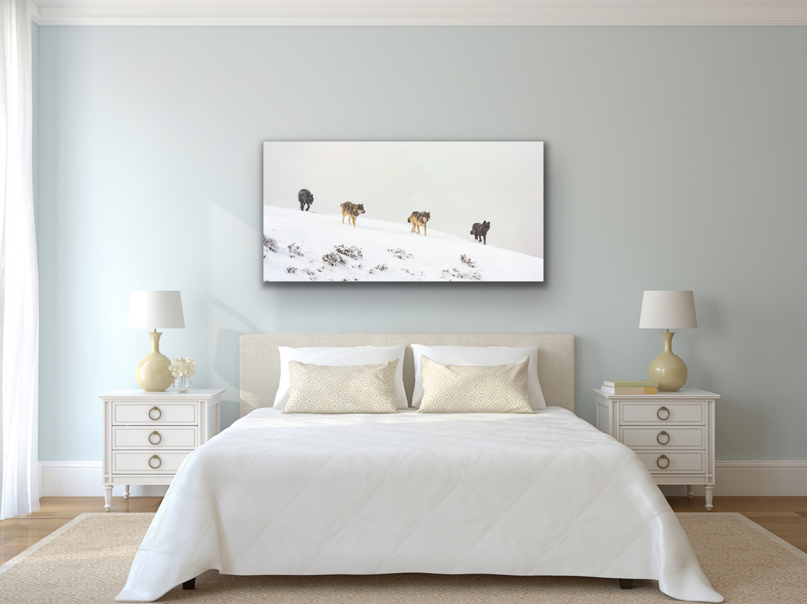 Wolf Pack Luxury Fine High Quaintly Photography Prints on your wall art space. By world Famous Fine art Photographer Jess Lee