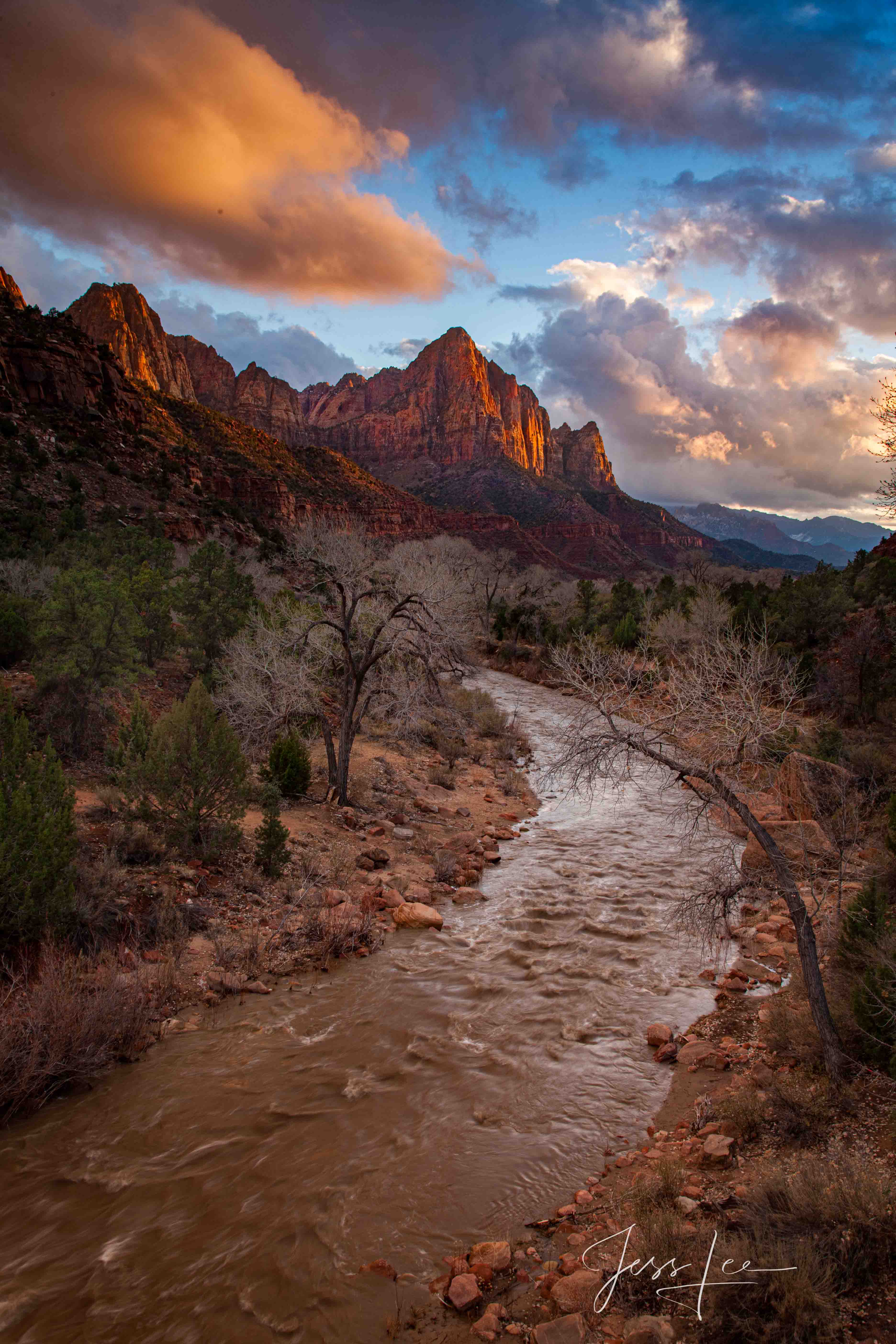 Limited Edition of 50 Exclusive high-resolution Museum Quality Fine Art Photography Prints Virgin River Drama in the American...
